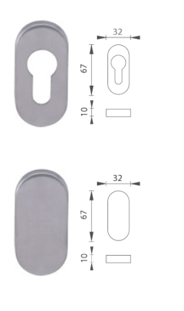 Türrosette MP - UOR (EDELSTAHL GESCHLIFFEN)