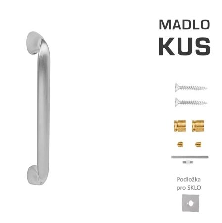 Türgriff MP MOON (OCS - Gebürstetes Chrom)