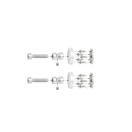 MP Befestigungsmaterial WA/B PC HOLZ (Weiß glänzend)