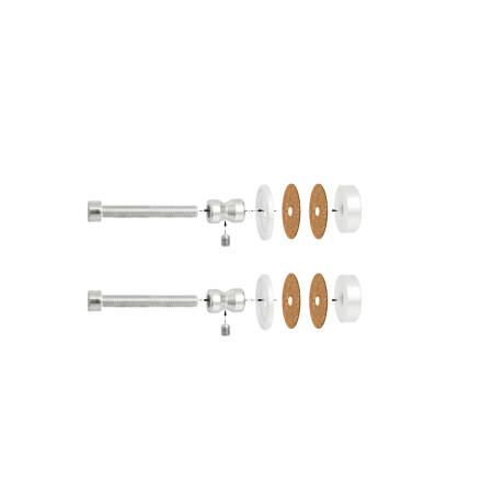 MP Befestigungsmaterial WA/CS PC GLAS (Weiß glänzend)