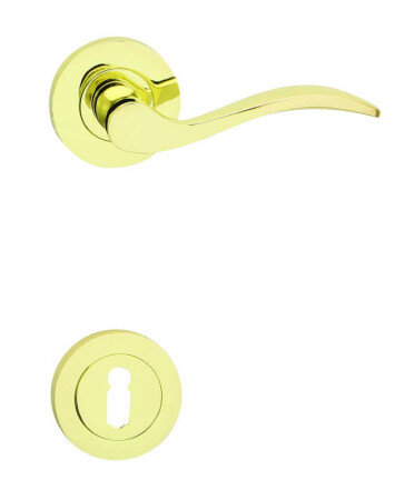 Türbeschlag COBRA KRISTINA-R (OLV - Messing poliert, glänzend)