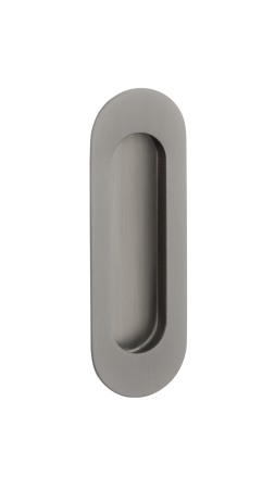 SCHIEBETÜRSCHLOSS MP 1717 OVAL - ohne Loch (T PVD - Titan PVD)