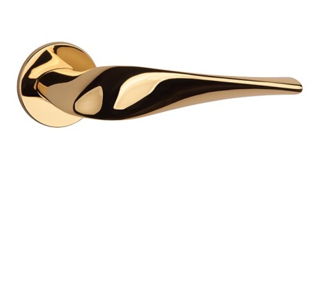 Türbeschläge MP AS - PETUNIA - R 5S (OLV - Poliertes lackiertes Messing)