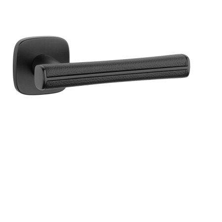 Türbeschläge MP AS - DAVIDIA - QR 7S (BS - Schwarz matt / schwarzes Leder)