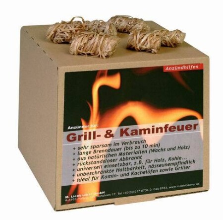 Kaminanzünder - 80 Stück