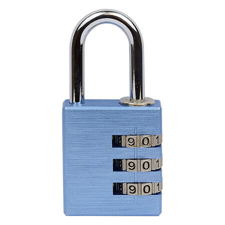 Aluminium-Codeschloss mit eloxierter Oberfläche RICHTER RV.12002.30.PMOD