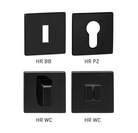 Türrosette MP - TI - HR 5S (BS - Mattschwarz)