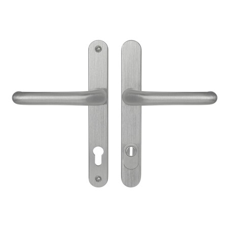 MP MPK Sicherheitsbeschlag - SECURO A04 PLUS - USO COSLAN (F9 - Edelstahl eloxiert) - mit Abdeckung