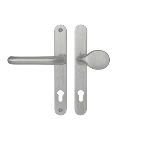 Sicherheitsbeschläge MPK - SECURO A04 - USO M1 COSLAN (F9 - Edelstahl eloxiert)