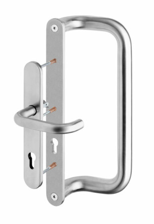 Rohrtürgriff ROSTEX G mit Griff (Edelstahl matt)