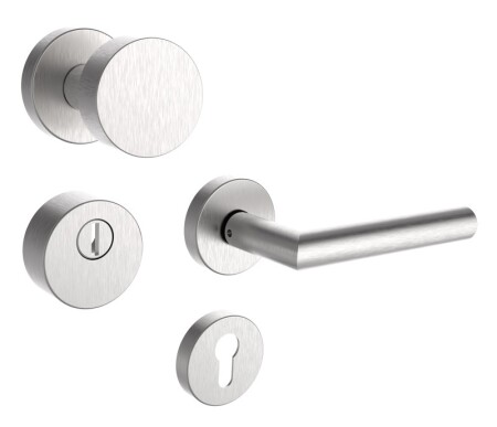 Sicherheitsbeschläge ROSTEX RN1/S VIGO (MATTER EDELSTAHL)