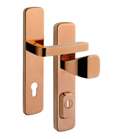 Sicherheitsbeschläge ROSTEX BK RX 1 ASTRA 3. Klasse (Kupfer poliert)