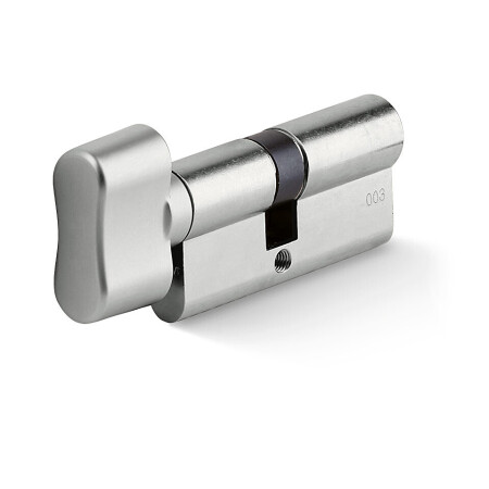 Zylindrischer Sicherheitszylinder mit Knauf ACT WILKA RC4, geschütztes Profil (Nickel)