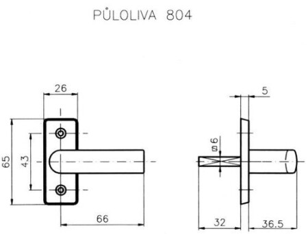 Fensterhalbolive ROSTEX 804 (CHROM EDELSTAHL)