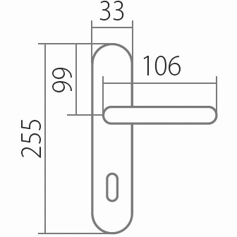 Türbeschlag TWIN ALT WIEN PW 3000 (ABR)