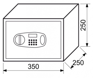Elektronischer  Safe RICHTER RS25.LCD
