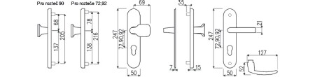 Sicherheitsbeschlag RICHTER R101PZ.TB2 (F1)