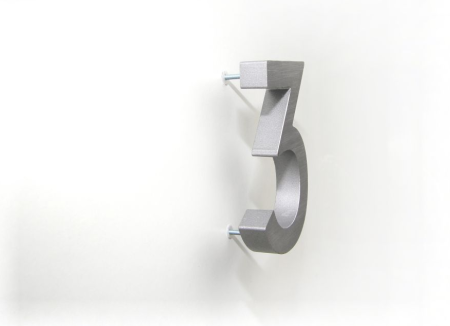 Hausnummern RICHTER 3D RN.100LV (ALUMINIUM)