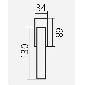 Fenstergriff TWIN VISION H 1802 HR RO (CM)