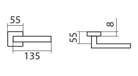 Türbeschlag TWIN BLOCK HR H 1807 M3 (E)