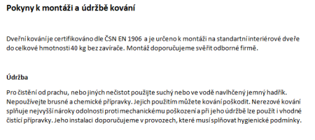 Türbeschläge COBRA PAVLA-S III (IN - Edelstahl)