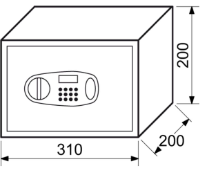 Elektronisches Safe RICHTER RS20.LCD
