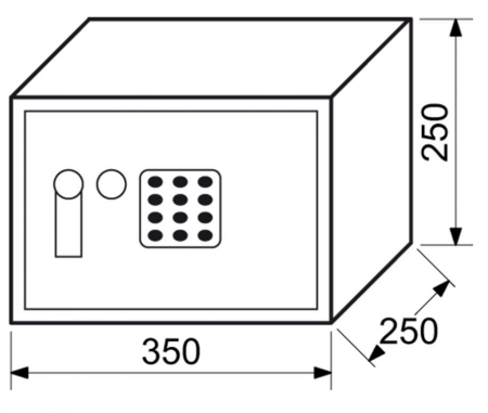 Elektronisches Safe RICHTER RS.25.EDK