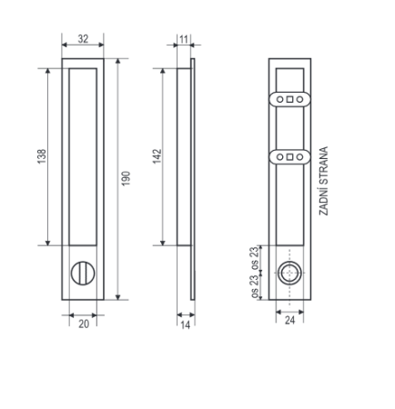 Muschel MP PR 1096Z WC (CHROM GLANZ)