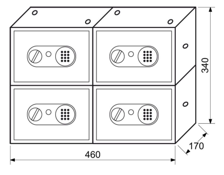 Safe RICHTER RS.17.EDN.4SET.B