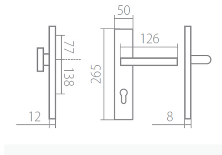 Sicherheitsbeschlag TWIN TUKE HTSI DEF (CM)