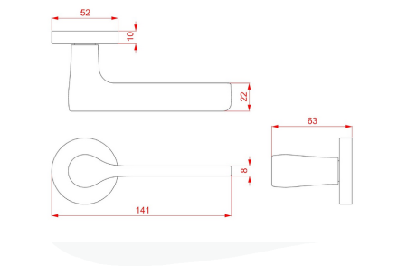 Türbeschlag TWIN IRUS C7112 (CM)