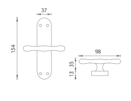 Fenstertrieb mit Mechanik MP Elegant (OBA)