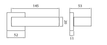 Türbeschlag TWIN CUBE C 1687 HR (CM)