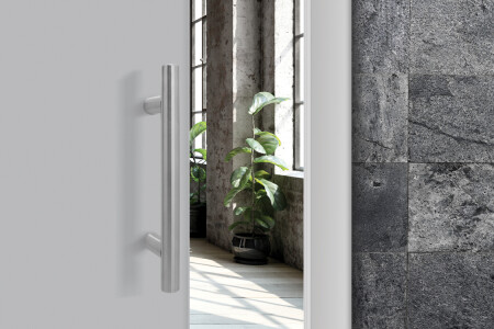 TÜRGRIFF MP Code K00 Ø 25 mm ST Stück (BN - Gebürsteter Edelstahl)