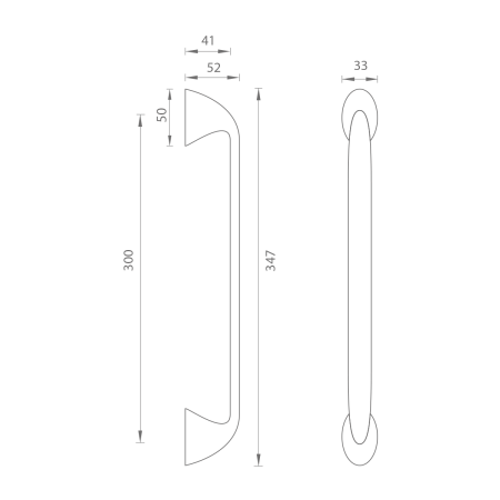 Türgriff MP MOON (Mattbraun)