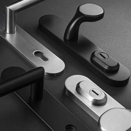 Schutzbeschläge MP MPK - SECURO S01 PLUS - SO M1 FAVORIT (BN - Edelstahl gebürstet)