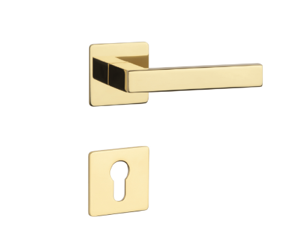 Türbeschlag MP SH - SQUARE - HR 1760 3SM (OLV PVD - Poliertes Messing, PVD-lackiert)