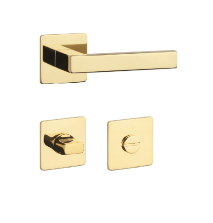 Türbeschlag MP SH - SQUARE - HR 1760 3SM (OLV PVD - Poliertes Messing, PVD-lackiert)