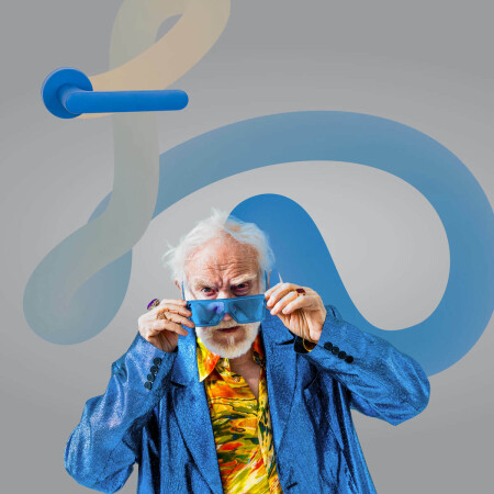 Türbeschlag MP CB - MOOD ONE - R (Blau matt dunkel)