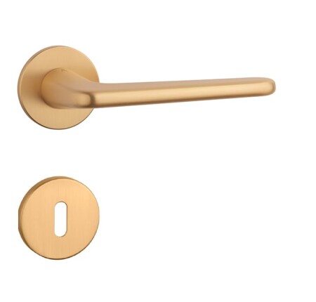 Türbeschläge MP AS - LIRA - R 5S (OLS - Gebürstetes Messing)