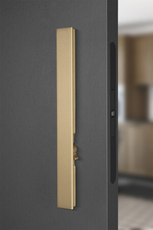 TÜRGRIFF MP SECRET mit Verriegelung (OLS - Gebürstetes Messing)