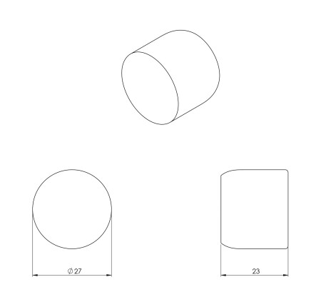 WC-Garnitur MP PUNTO - WC-Schlüssel (OLM - Gold matt)