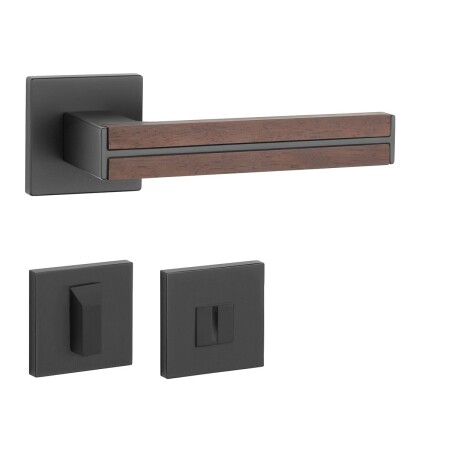 Türbeschläge MP AS - IMPERATA - HR 7S (BS - Mattschwarz / Sandelholz)