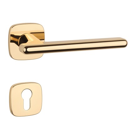 Türbeschläge MP AS - MARANTA - QR 7S (OLV - Poliertes lackiertes Messing)