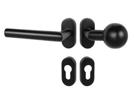 Türbeschlag MP Favorit - UOR (SCHWARZ MATT)