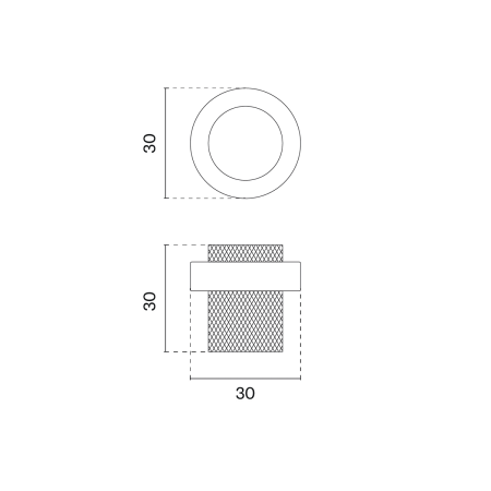Türstopper MP SH 1722 (OLS - Messing gebürstet)