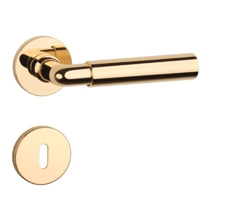 Türbeschläge MP AS - FICARIA - R 7S (OLV - Poliertes, lackiertes Messing)