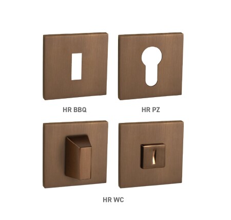 Türrosette MP MPK - ROSETTE - HR SQ6 (CUM - Mattkupfer)