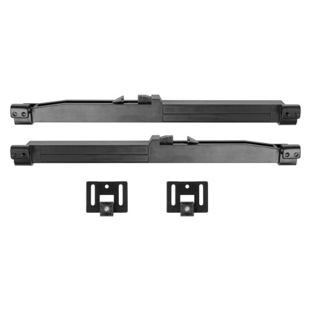 Schiebetürsystem MP VINTAGE 1 mit Dämpfer und 2 m Schiene (BS - Schwarz matt)