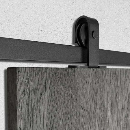 Schiebesystem mp VINTAGE 3 mit 2 m Schiene (BS - Schwarz matt)